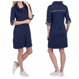 Max Edition Weekend Blue Cowl Neck Midi Dress XL